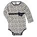 ZOEREA 3 PCS Set Newborn Baby Bowknot Bow Warm Hat Hats+ Leopard Print Romper Outfit Clothes Long Sleeve Bodysuit + Tutu Pleated Lace Skirt Veil Dress Dresses for 0-12M Baby Girls