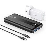 Anker Power Bank, PowerCore III Elite 19200 60W Portable Charger with 65W PD Charger, PIQ 3.0 Power Bank Bundle for USB C Del