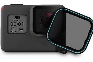 AuyKoo Filtre Polarisant CPL Objectif Filtre + Bouchon d'objectif pour GoPro Hero 5 Hero 6 Hero7 Black AK006