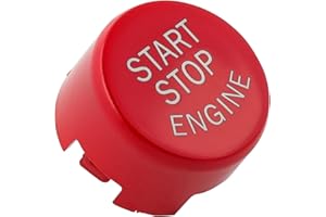 AUTOXBERT Car Red Engine Start Stop Switch Push Button Cover For BMW F Chassis F20 F21 F10 F30 F31 F01 F02 F12 F13 F22 F23 F15 F16 F25 F26 F48 with OFF