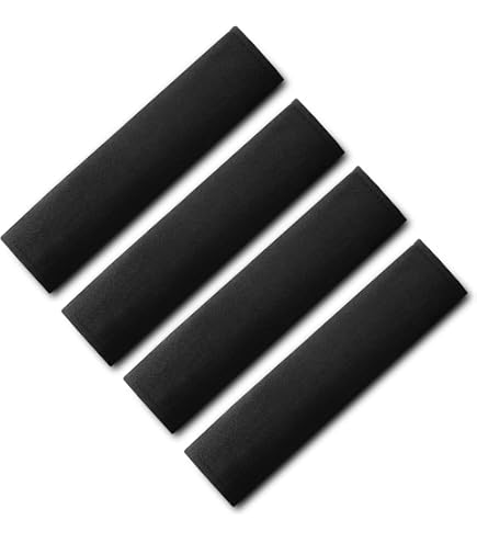X AUTOHAUX 4-Pack Universal Blue Car Seat Belt Covers – Soft Shoulder Pads & Protectors