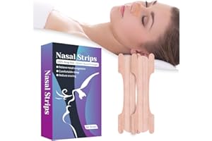 GUIYANIU Nasal Strips 60 Pieces Nose Strips Snoring Aids for Men Relieve a Blocked Nose Due to Colds for Sleep Anti Snoring Devices Nose Strips Anti Snore Drug-Free