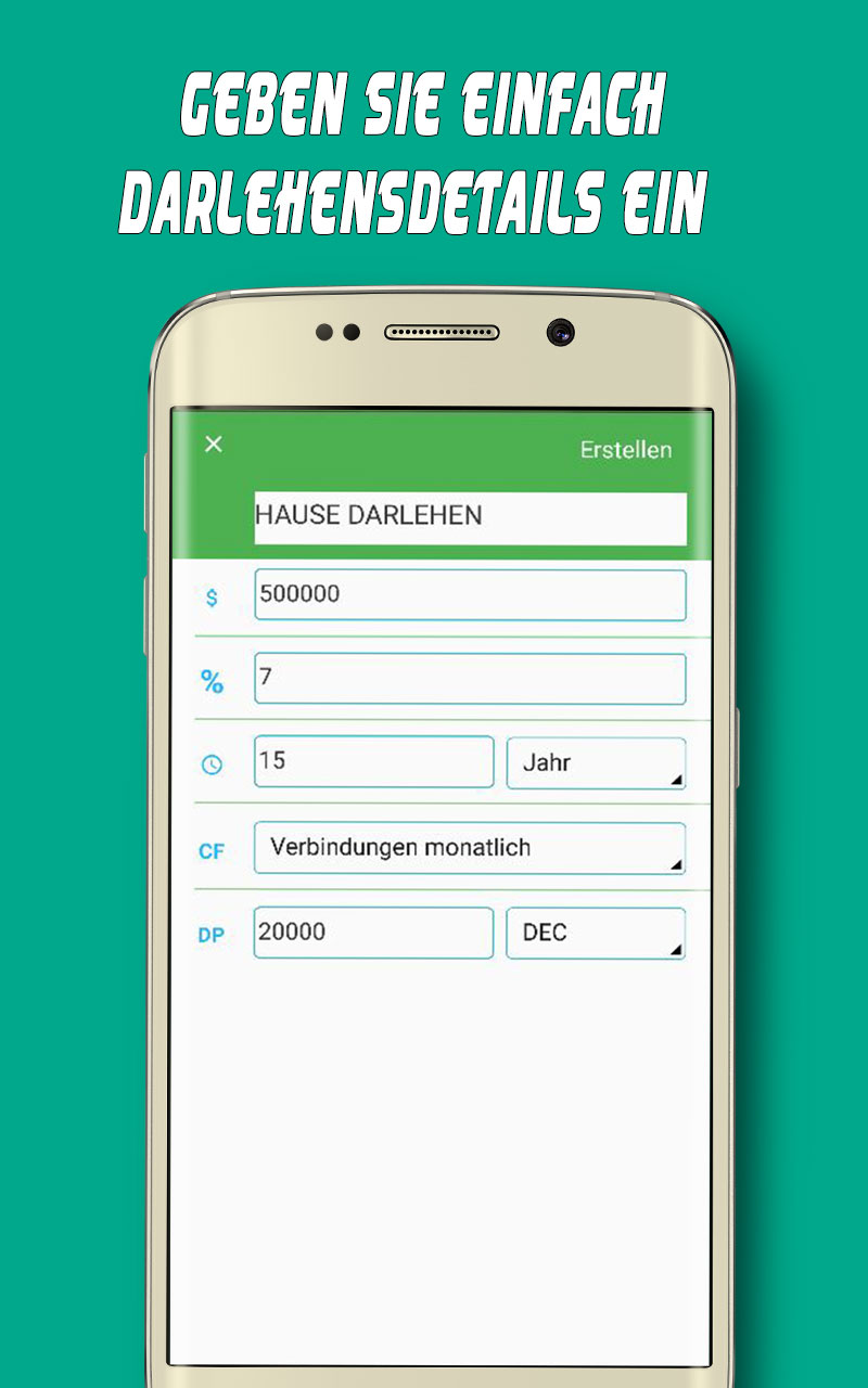 Kreditrechner Pro Amazon De Apps Fur Android