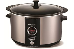 Morphy Richards Accents Digital Sear and Stew Mijoteuse 6,5 l 461003 Mijoteuse brossée