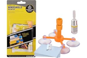 KOAHDE Kit Riparazione Parabrezza Auto,Kit Riparazione Crepe Vetro,Kit Riparazione Parabrezza,Kit di Riparazione per Parabrezza,Windshield Crack Repair Kit,Kit Ripara Vetro Auto,Glass Repair Liquido Kit