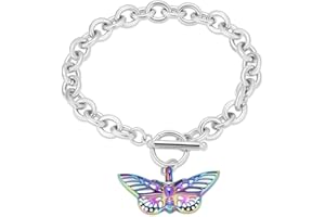 MINICREMATION Bracelet funéraire pour cendres - Bracelet urne papillon creux pour un être cher - Porte-cendres commémoratif - Bijoux de crémation