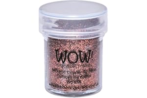 Wow Embossing Powder Wow! WOW-WS05R Prägepuder, 15 ml, Metallic Copper Sparkle