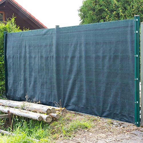 Preisvergleich Produktbild DEMA Sichtschutzzaun 25 x 2 m dunkelgrün