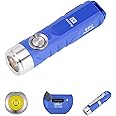 RovyVon Aurora A1 G4 USB C Rechargeable Keyring Torch, 650 lumens Super Bright Small LED Torches EDC Gadget Flashlight for Outdoor, Ideal Gifts for Friends Family