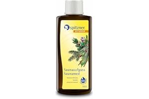 ‎SPITZNER Spitzner Gesundheits-Saunaaufguss Saunamed 190 ml – Klassische Saunaöle natürlichen Ursprungs wie Nadelbäume, Menthol und Campfer, frisch-würziger Saunaduft für tiefe Atmung und starkes Immunsystem