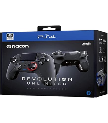 Nacon PS4 Revolution Unlimited Pro Gamepad Playstation 4, PC Black