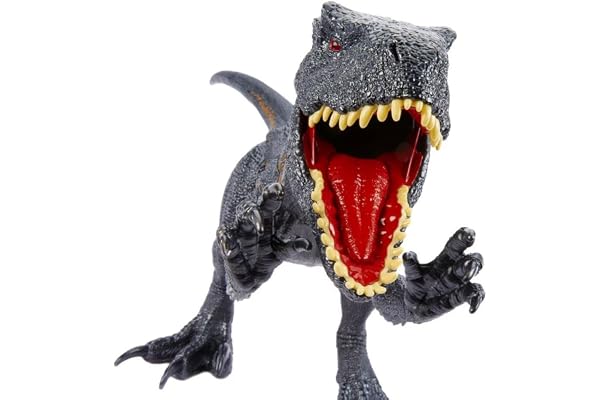 Mattel Jurassic World Figurine Dinosaure Fallen Kingdom Indoraptor Super Colossal 91 Cm De Long, Avec Griffes Gigantesques Et Mâchoire Mobile, Jouet Enfant, A Partir De 4 Ans, HKY14