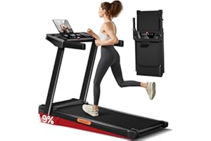 ‎LONTEK LONTEK Laufband für Zuhause Klappbar mit Steigung 9%-15%, Laufbänder 12KM/H, Treadmill for Home mit 3,0-PS-Motor und 12 voreingestellte Programme, Max Belastung 136KG