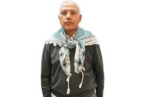 Horus Artesanía de Egipto Foulard palestinien shemagh keffiyeh hatta wrap écharpe arabe unisexe. 100% coton