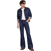 INKD Premium Men's Bootcut Jeans - 100% Cotton | Mid-Rise | Jeans for Men | Wide Leg Flared | Bell Bottom Jean Pant | Adjusta