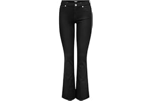 ONLY Female Flared fit Jeans ONLBLUSH Mittlere Taille Flared Jeans