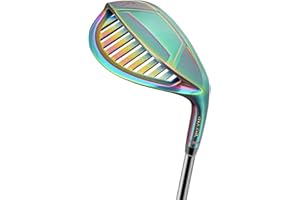 MAZEL Hollow Golf Wedge for Men,Electroplated CNC Milled Sand Wedge,Right Handed (Green 55 Degree)