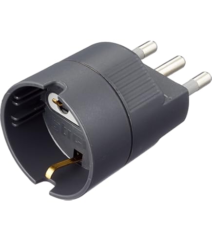 Adapter verloopstuk hoek stekker 16A stopcontact driewaardig 10 16 A Schuko ruimtebesparend, wit Adapter verloopstuk hoek stekker 16A stopcontact driewaardig 10 16 A Schuko ruimtebesparend, wit