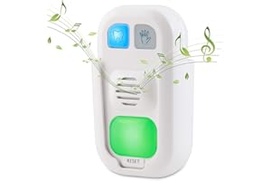 ‎HONWELL HONWELL Musik-Timer mit LED-Farblicht, Batteriebetriebener Zahnputz-Timer und Handwasch-Timer 12 Songs, 3 Lautstärkeoptionen Musikalischer Timer für Kindertrainer