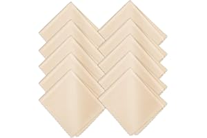 waka Microfibre Glasses Cleaning Cloth, Lint Free Lens Cloth for Cleaning Spectacles, Phone Screen, Tablet, iPad, DVD All Delicate Surface, 10 Pack Large