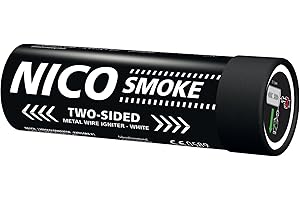 RAKETENMODELLBAU KLIMA NICO Smoke, 50 s, weiß, two-sided
