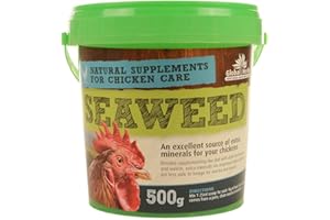 Global Herbs Chicken Seaweed Granules for Poultry Mineral & Condition Support 500g