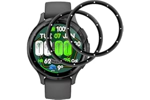 IQShield Panzer Schutz Glas für Garmin Venu 3s, HD Klar Panzer Schutzfolie, 3D Runde Kante Displayschutzfolie, Touch Sensitive, Blasenfrei Glasfolie, Anti-Kratzen Panzerfolie - 2 Stück