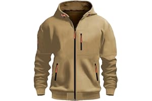 MEDUOLA Sweat à Capuche Noir Homme Veste Polaire Sweat Manches Longues Pull Homme Couleur Unie Veste Mi Saision Automne Hiver Hoodie