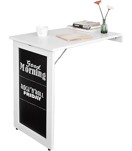 Scrivania Pieghevole A Muro, Tavolo Ribaltabile In Legno P2, 80x59x45 Cm, Grigio, Per Piccoli Spazi, Lavanderia O Ufficio Domestico - 5