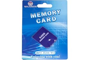 WICAREYO Scheda di memoria 64 M con pacchetto per Wii NGC Gamecube Console,Viola