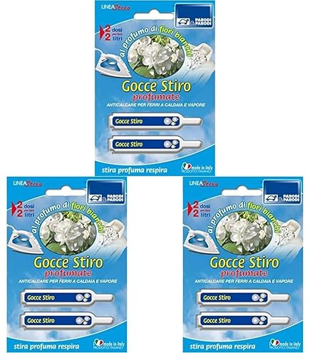 Decalcificante Parodi Per Ferro Da Stiro - 2 Confezioni Da 20ml, Ecologico Con Acido Citrico