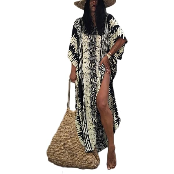 Kimono Plage Femme Bohème - Cover-Up Bikini Léger Et Élégant