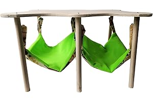 Hodeffior Meerschweinchen-Hängematte, groß, Hängematte, Bett, Plattform, Versteck für Schweinchen, Hamster, Kaninchen, Frettchen, Versteck, Schlafen groß