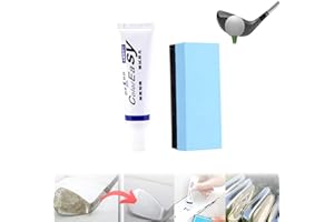 Nihexo Removedor de arañazos instantáneo para palos de golf, mejor limpiador de palos de golf con esponja, elimina eficazmente los arañazos del club de golf, restaurador de pintura definitivo