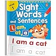 Sight Words and Sentences (Level 1): Practice Workbook of the Most Common Sight Words | Engaging Activities to Learn High-Frequency Words and Build Reading Fluency & Vocabulary for Preschool Kids I Ages 3+ [Penguin Early Learning Series]