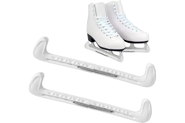 DELAESI skridskoåkning skridskor justerbara skridskoåkning skridskoåkning skridsko skydd med vår konståkning tillbehör för hockeyskridskor