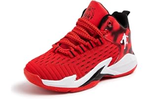 Twinice Basketballschuhe Jungen Turnschuhe Kinder Sneaker High Top Outdoor Sportschuhe Anti Skid Atmungsaktive