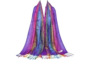 Neelamvar Colorful flowers Jacquard cotton pashmina Women Wrap Shawl tassels Scarves