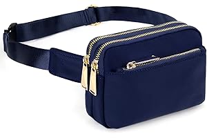 Riñoneras de Moda - UTO Riñonera Deportiva, Impermeable Viaje Cinturón, Bolso Bandolera Bolso de la Cintura, Peso Ligero Estupendo para Mujer Hombre