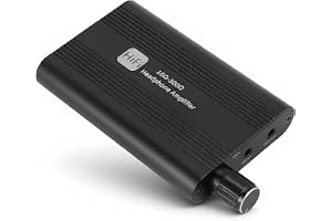 Bärbar Hörlursförstärkare 2-stegs Förstärkningsbrytare Överlägsen Ljudkvalitet 16 Till 300 Ohm 3 headphone jack amp with binding posts 5 Mm AUX-ingångsutgång Amplificatori