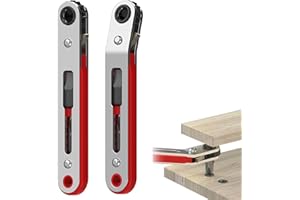 APOMOONS 2 sztuki mini kluczy z grzechotką, 1/4", uchwyt wkrętaka, grzechotka, zestaw kluczy z grzechotką, małe klucze zapadkowe do gadżetów, domów i innych urządzeń