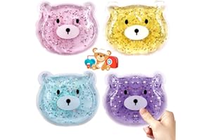 COLDCHILL Booboo Kühlakku Heiß- und Kalt-Eisbeutel zur Schmerzlinderung, Lunchbeutel, wiederverwendbare Gel-Eisbeutel für Kinderverletzungen, Fieber, Weisheitszähne, müde Augen, Kopfschmerzen, Gel-Perlenwickel