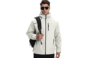 HVECZIXP Chaqueta Impermeable Hombre Mujeres Extraíble Ligera Windbreaker, Cortavientos para hombre con capucha Montañismo Al aire libre Viajar