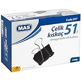 Mas 937 Omega &Ccedil;elik Kıska&ccedil; 51 Mm -Siyah-