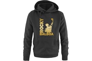 Just Style It - Rocky Balboa - Style3 - Herren Hoodie - Kapuze, Kängurutasche, Langarm, Print-Pulli