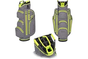 PEARL GOLF PearlGolf Liberty Cartbag - Wasserdicht - 14-Fach Unterteilung - Golfbag - NEU