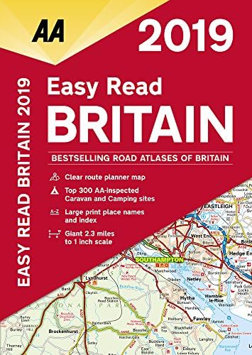 Easy Read Britain 2019 Flexibound (AA Road Atlas Britain)