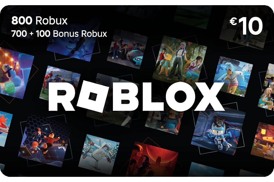 Tarjeta regalo de Roblox - 800 Robux [ordenador, móvil, tableta, Xbox One, Oculus Rift o HTC Vive]