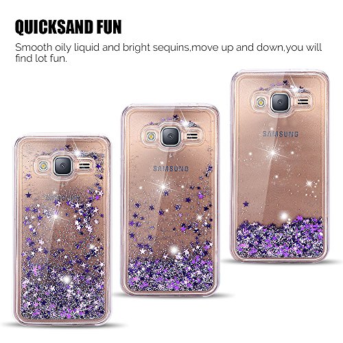 Funda Galaxy j3 Anfire Carcasa Glitter Silicona L quido Arenas Movedizas para Samsung Galaxy j3 j3 2016 Bling Brillo Estrellas TPU Case Transparente Flotante Moviendo Lentejuela Cubierta Caja Sparkle Claro Cristal Protectora Caso Anti-rasgu os Choque Absorci n Bumper Cover Moda Tapa - Plata p rpura reviews Funda Galaxy j3 Anfire Carcasa Glitter Silicona L quido Arenas Movedizas para Samsung Galaxy j3 j3 2016 Bling Brillo Estrellas TPU Case Transparente Flotante Moviendo Lentejuela Cubierta Caja Sparkle Claro Cristal Protectora Caso Anti-rasgu os Choque Absorci n Bumper Cover Moda Tapa - Plata p rpura