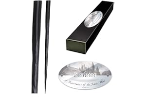 The Noble Collection - Scabior Character Wand - 12in (31cm) Wizarding World Wand with Name Tag - Harry Potter Film Set Movie Props Wands